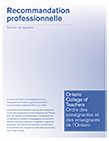 Recommandation professionnelle Devoir de signaler couverture
