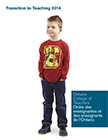2014 Transition to Teaching Cover