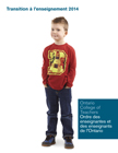 Couverture de transition à l’enseignement 2014