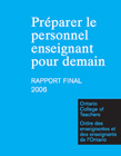 Préparer le personnel enseignant pour demain – Rapport final