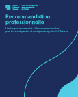 Limites professionnelles – Une recommandation pour les enseignantes et enseignants agréés de l’Ontario